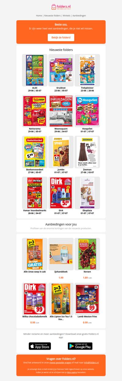 Nieuwe folders week 27