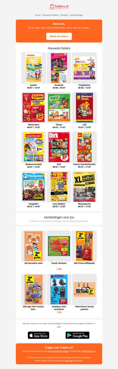Nieuwe folders week 28