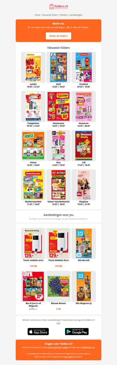 Nieuwe folders week 29