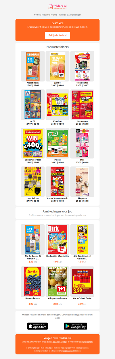 Nieuwe folders week 31