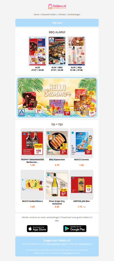 Zomerse hitte?