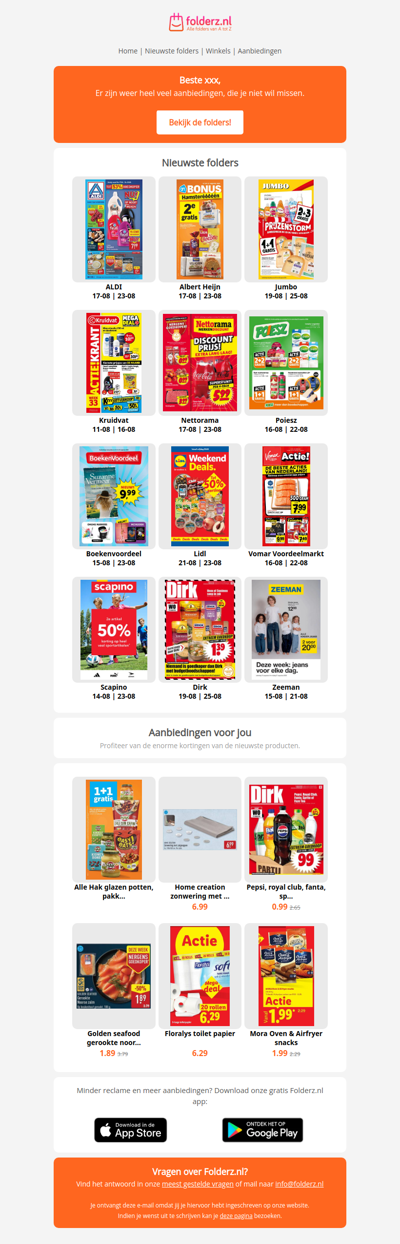 Nieuwe folders week 34