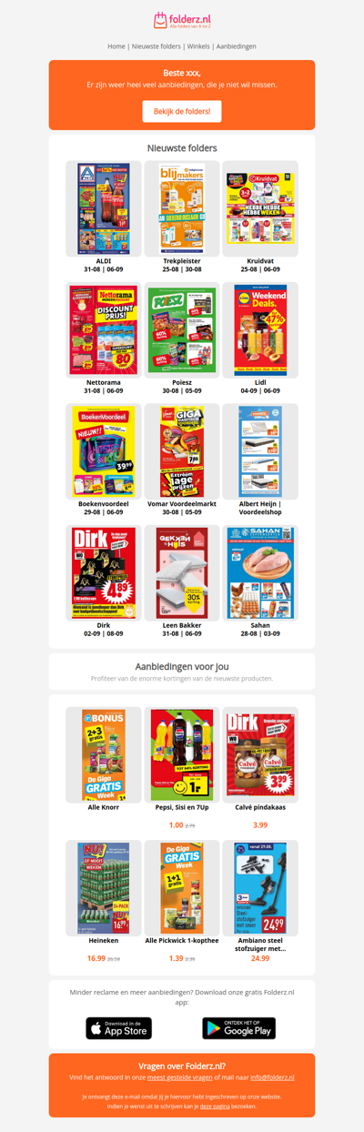 Nieuwe folders week 36