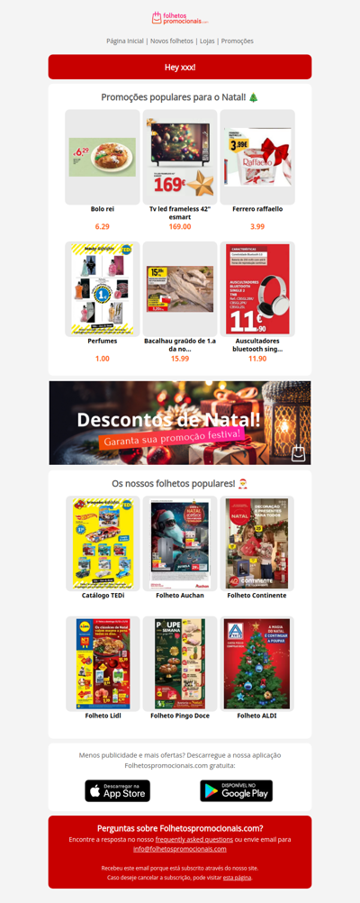 🎄 Ofertas de Natal e promoções especiais