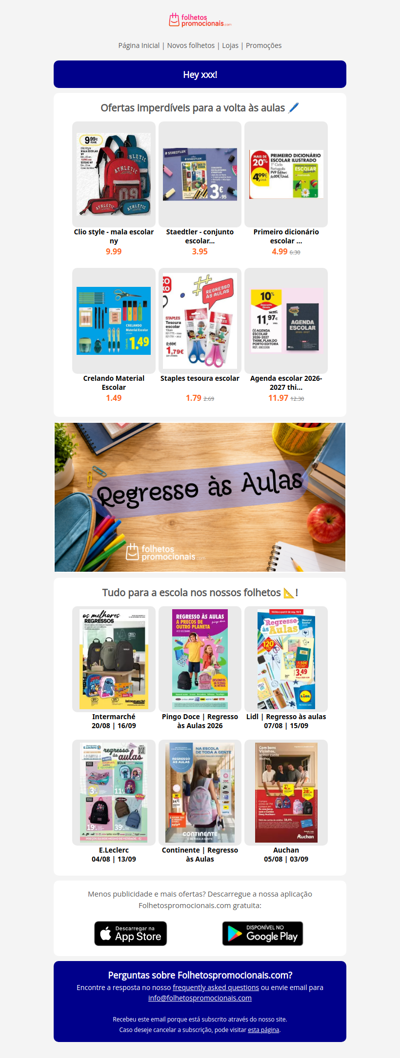 De volta às aulas! 🎒