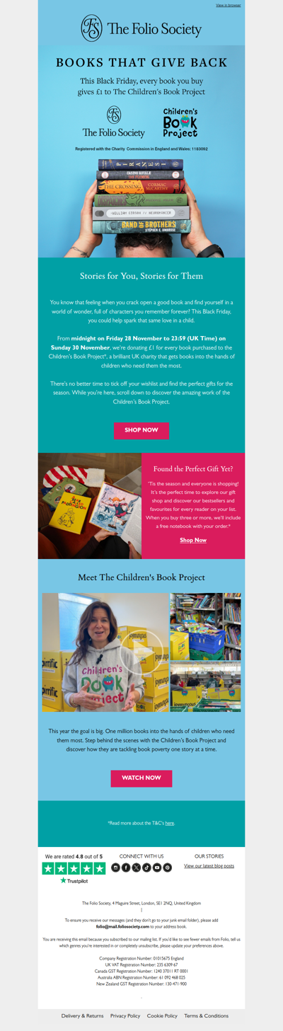 Black Friday | Books That Give Back