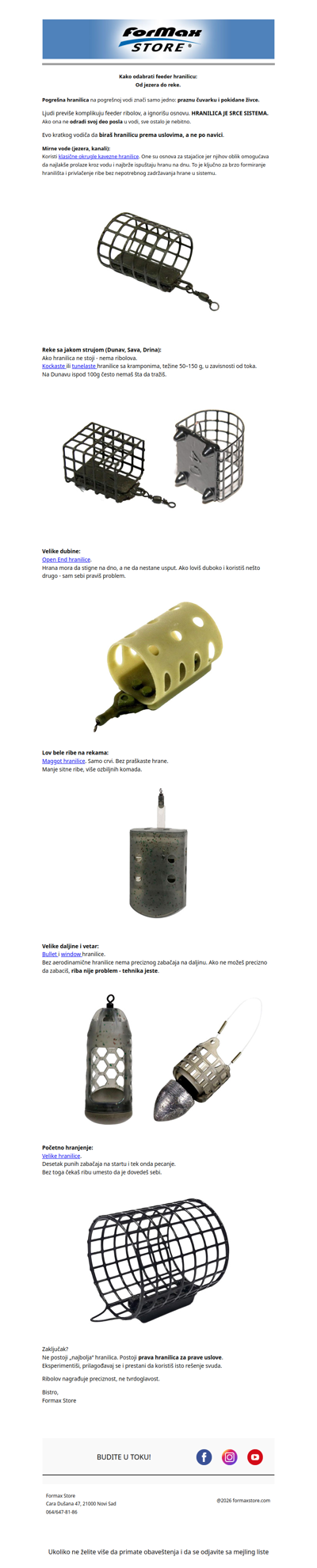 Feeder hranilice: Kako odabrati pravu?