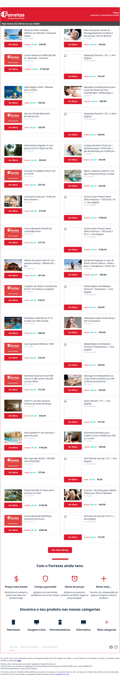 99€ por Férias de Verão no Balaia Atlântico em Albufeira, | 1725€ por Coluna Multiroom NAIM QB (300 W - Bluetooth - Cinzento) | 33€ por Natal Mágico: Hotel + Bilhetes para o Perlim