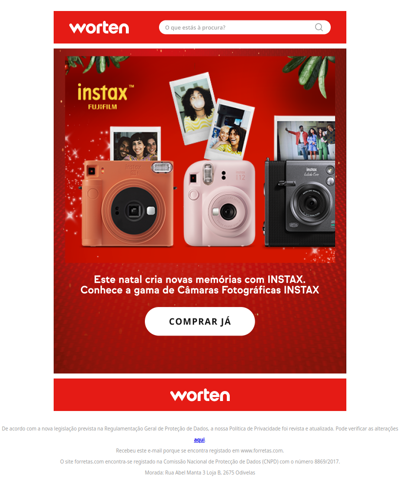 Este Natal cria novas memórias com INSTAX.