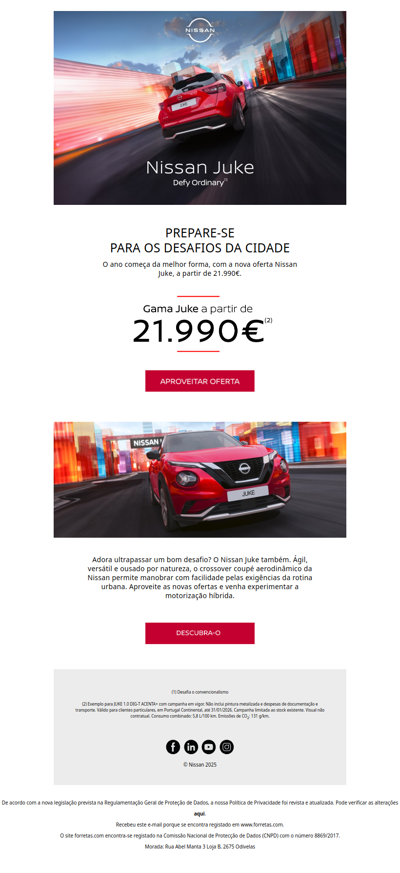 Aproveite já esta oferta imperdível Nissan Juke!