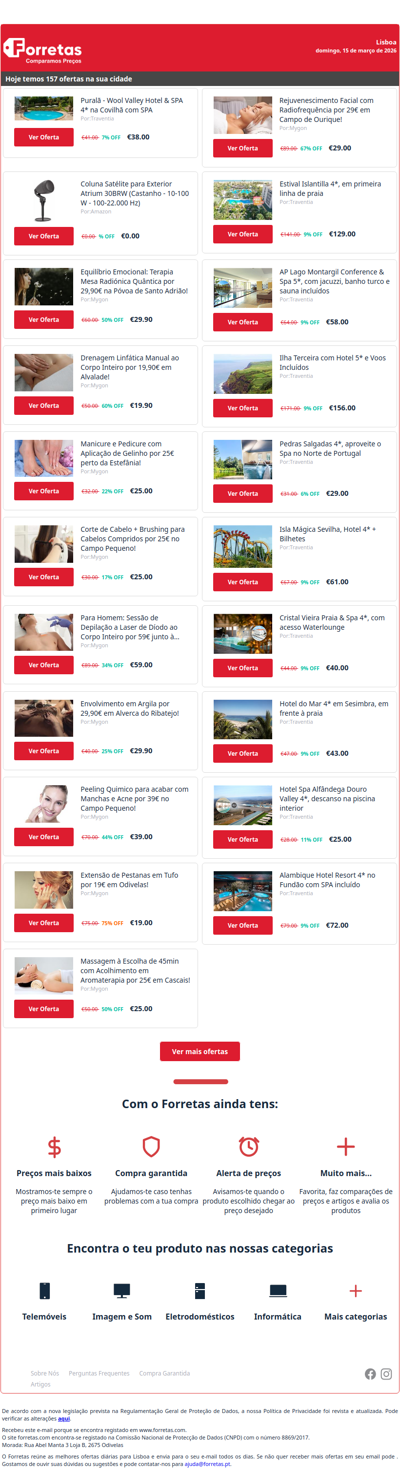 38€ por Puralã - Wool Valley Hotel & SPA 4* na Covilhã com | Coluna Satélite para Exterior Atrium 30BRW (Castanho | 29€ por Equilíbrio Emocional: Terapia Mesa Radiónica Quântica