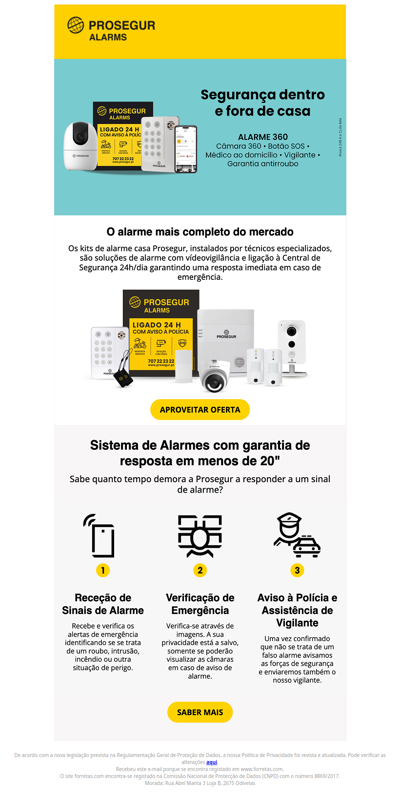 Connosco a sua casa fica mais protegida! Oferta de câmara 360º. Aproveite Já.