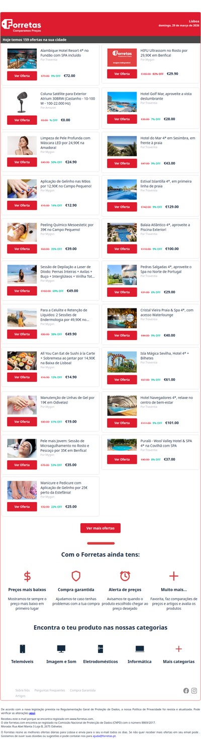 72€ por Alambique Hotel Resort 4* no Fundão com SPA incluído | Coluna Satélite para Exterior Atrium 30BRW (Castanho | Limpeza de Pele Profunda com Máscara LED por 24,90€