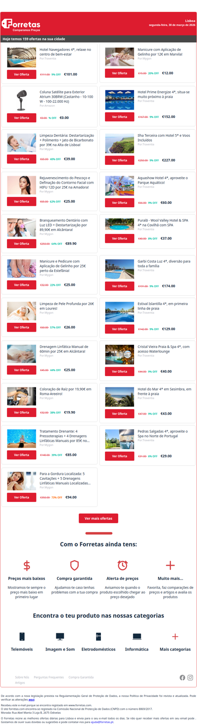 101€ por Hotel Navegadores 4*, relaxe no centro de bem-estar | Coluna Satélite para Exterior Atrium 30BRW (Castanho | 39€ por Limpeza Dentária: Destartarização + Polimento + Jato