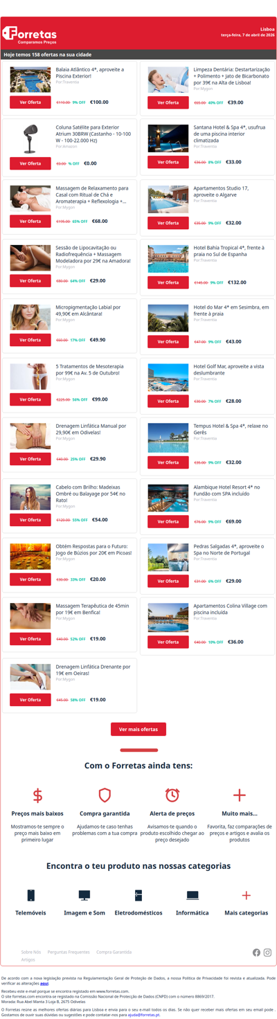 100€ por Balaia Atlântico 4*, aproveite a Piscina Exterior! | Coluna Satélite para Exterior Atrium 30BRW (Castanho | 68€ por Massagem de Relaxamento para Casal com Ritual de Chá