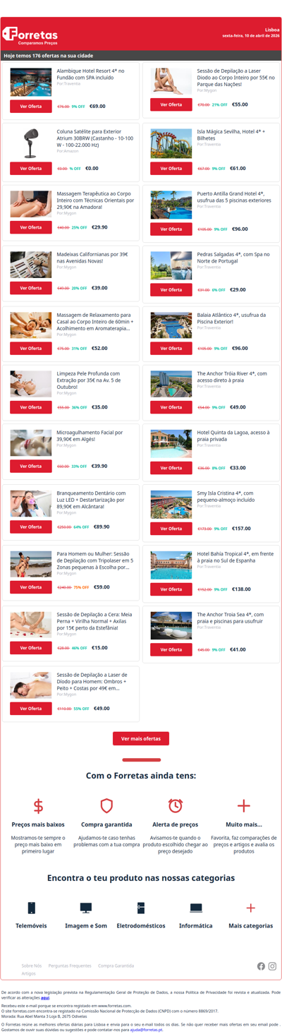 69€ por Alambique Hotel Resort 4* no Fundão com SPA incluído | Coluna Satélite para Exterior Atrium 30BRW (Castanho | 29€ por Massagem Terapêutica ao Corpo Inteiro com Técnicas