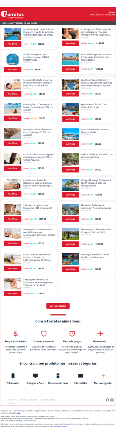 25€ por Lux Fátima Park - Hotel, Suites & Residence 4* perto | 0€ por Atuador inteligente para persianas e estores ELTAKO | 49€ por Sessão de Depilação a Laser de Díodo para Homem: Ombros