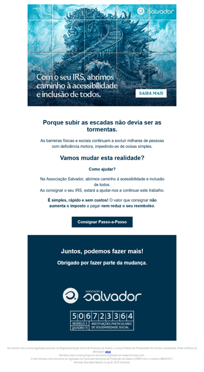 Sabia que pode mudar vidas com o seu IRS? Descubra como.
