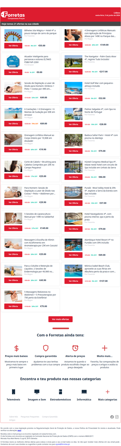 55€ por Bilhetes Isla Mágica + Hotel 4* a pouco tempo de carro | 0€ por Atuador inteligente para persianas e estores ELTAKO | 49€ por Sessão de Depilação a Laser de Díodo para Homem: Ombros