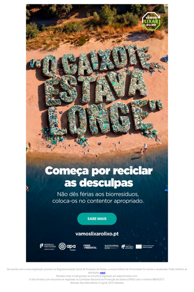 Vamos reciclar as desculpas? Descobre como podes fazer a diferença.