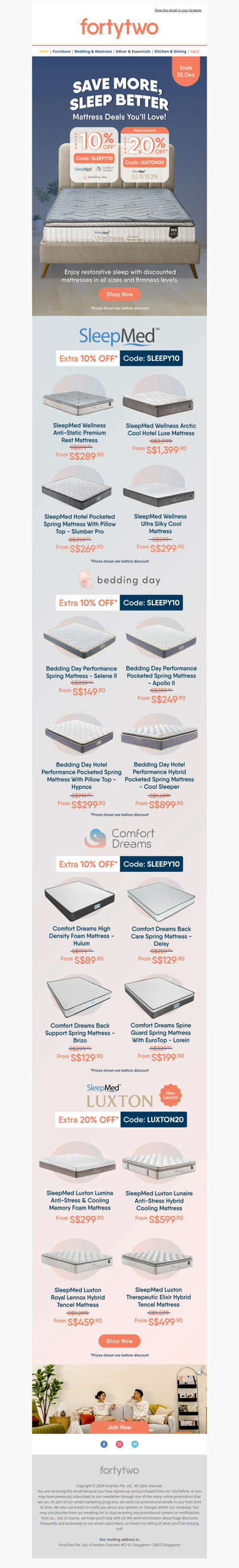 🛏️ Up to 20% OFF Comfy Mattresses! 🛏️