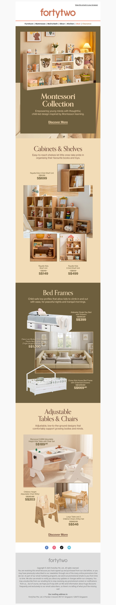 🧒 Discover our brand new Montessori kids furniture