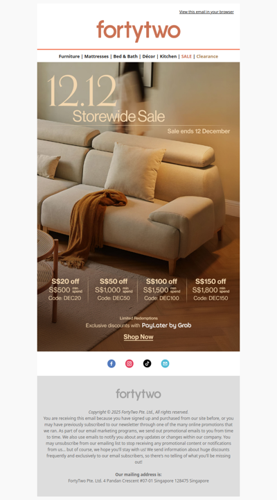 📆 Start your 12.12 shopping now