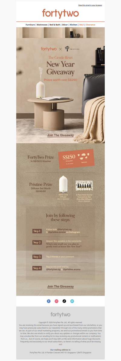 ✨ New Year Giveaway: Prizes Worth Over S$290