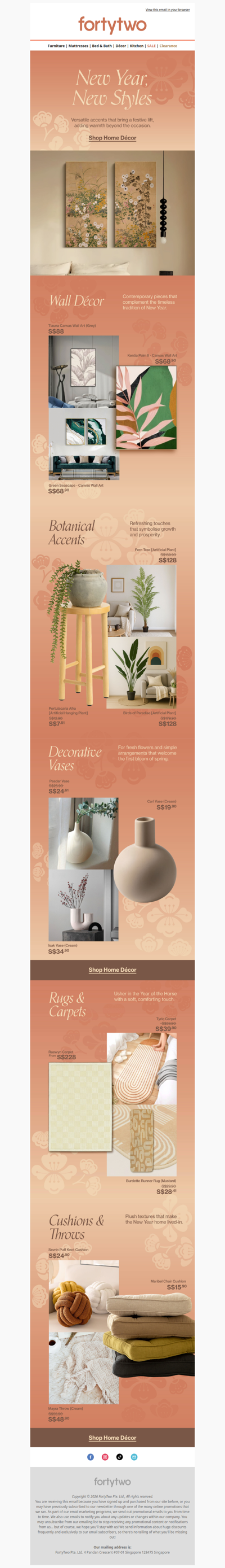 ✨ Décor for the Lunar New Year home