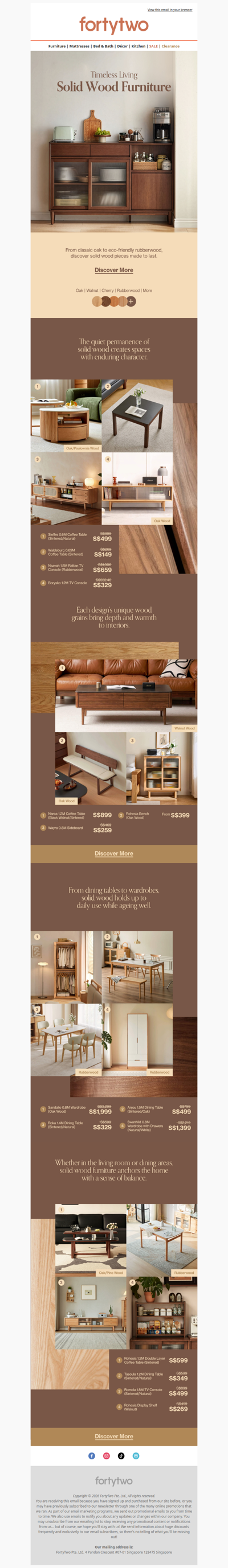 🪵 Discover timeless solid wood designs