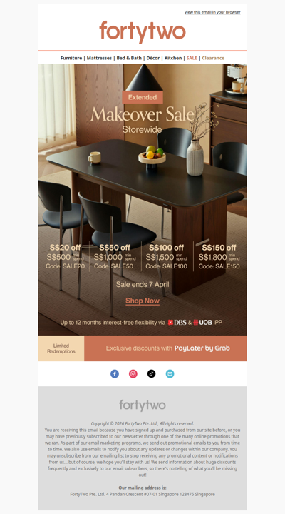 🛍️ Final Day: Makeover Sale Ends Tonight