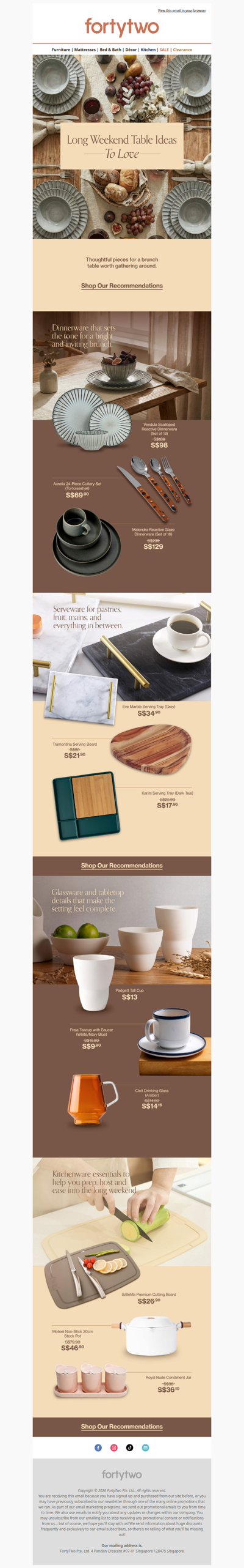 🍳 Long Weekend Table Ideas to Love