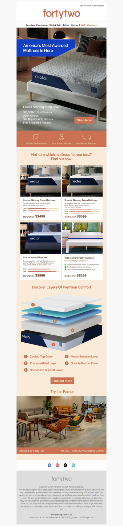 America's most awarded mattress is here! 🇺🇸