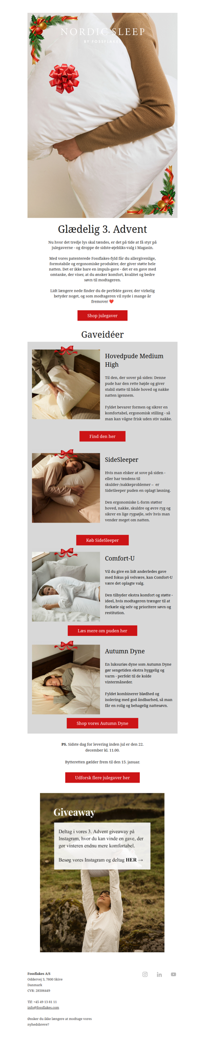 Tid til 3. lys 🕯️ Har du styr på julegaverne endnu?