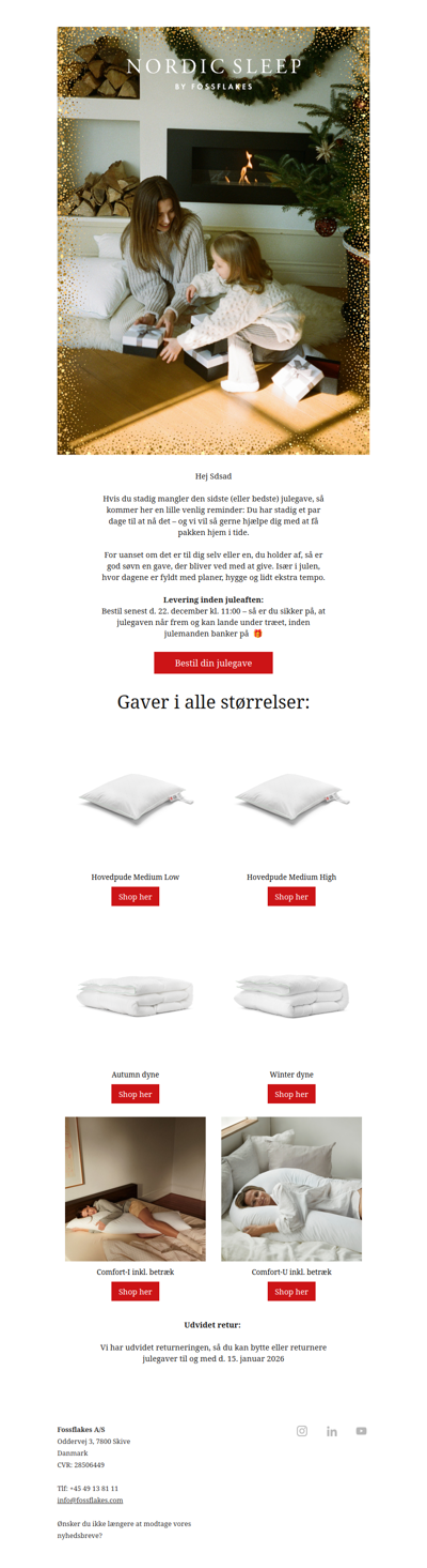 Din julegave kan stadig nå under træet 🎁