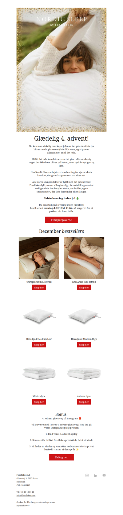 Sidste chance: levering inden juleaften 🎄