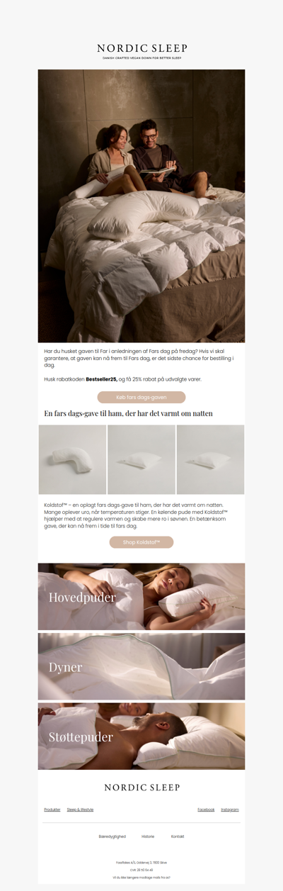 Sidste chance for levering inden Fars Dag