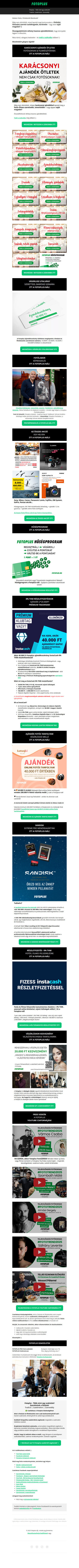 📷🎥 Karácsonyi TOP ajándékok fotósoknak és filmeseknek – csak a legjobbak egy helyen!