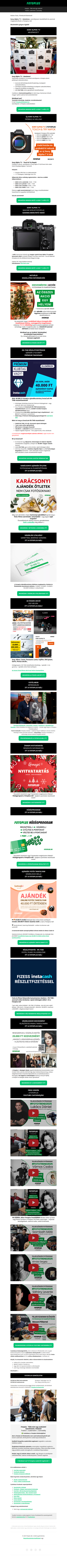 📷🎥 Megérkezett a Sony Alpha 7 V – próbáld ki nálunk!