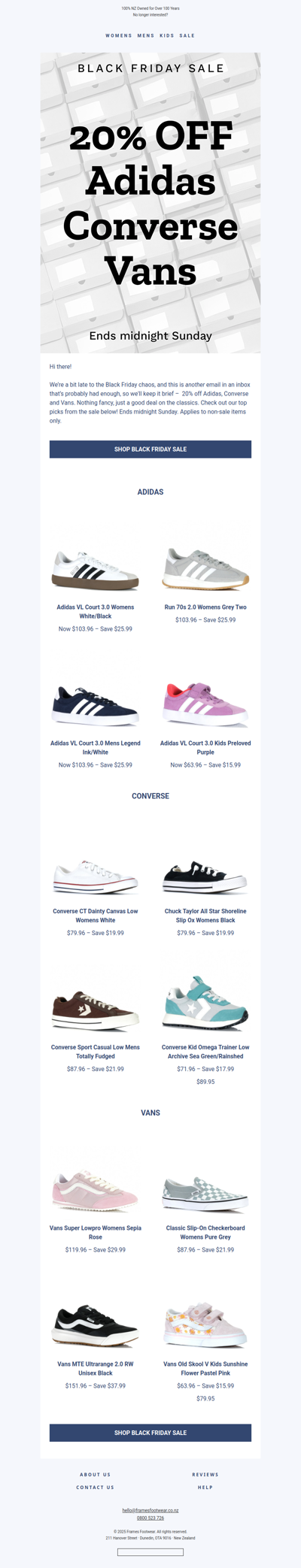 Arriving fashionably late...It's our Black Friday Sale!