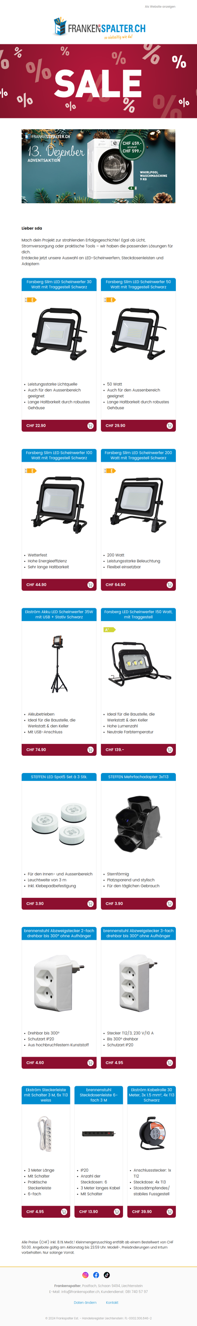 24h-DIY Superdeal! Beleuchtung und Stromversorgung zum Top-Preis