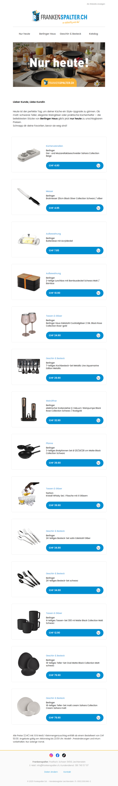 Nur heute: Deine Küche verdient ein Style-Upgrade 🖤