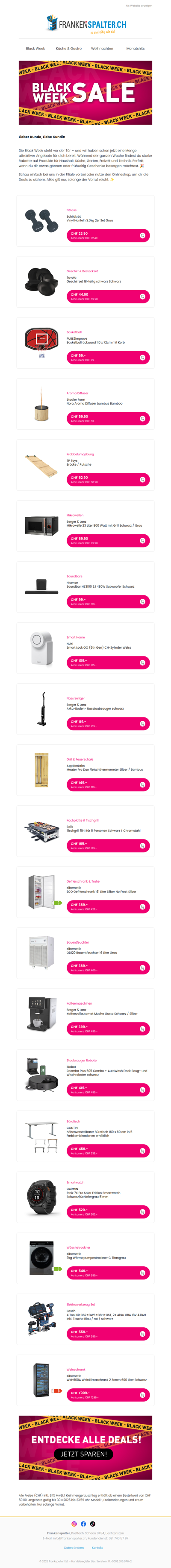 Black Week: Jetzt starten die besten Angebote!