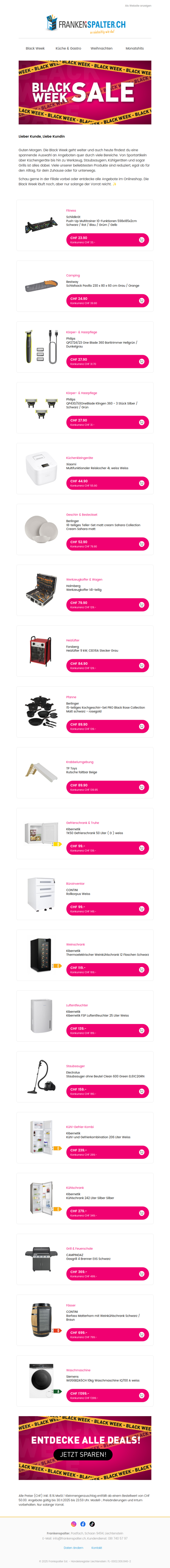 Black Week Half Time