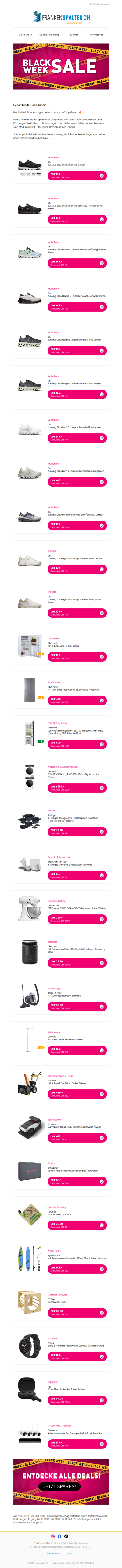 Black Week Donnerstag – Jetzt zuschlagen!🔥