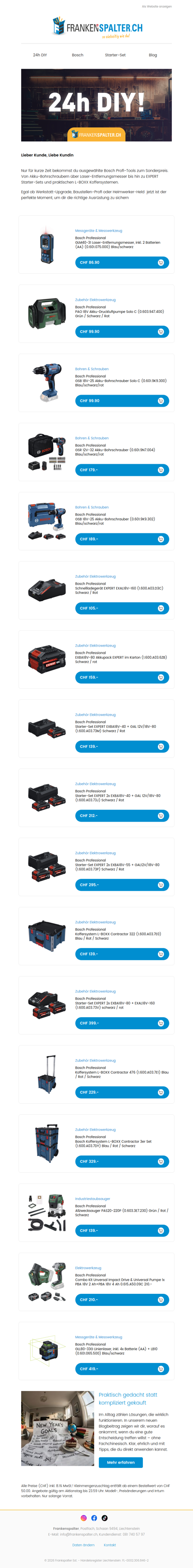 Werkstatt-Upgrade in 24h: Akkuschrauber, Laser & mehr ⚡