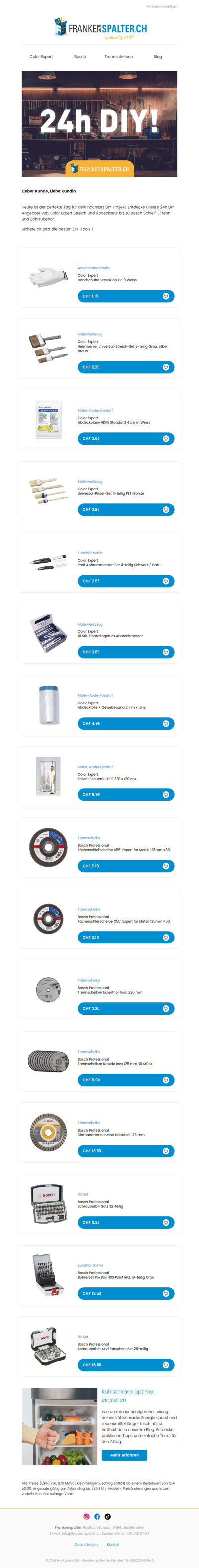 24h DIY: Deals für Macher Werkzeuge & Zubehör