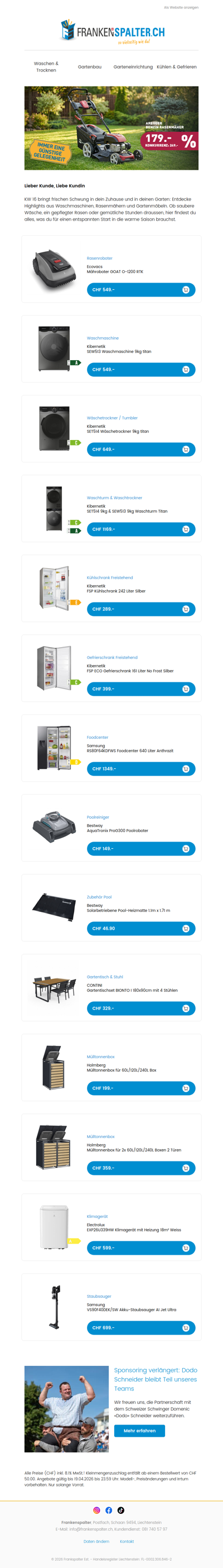 Top Angebote der Woche 16!🌟