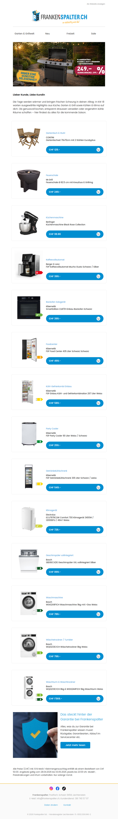 Top Angebote der Woche 18!🌟