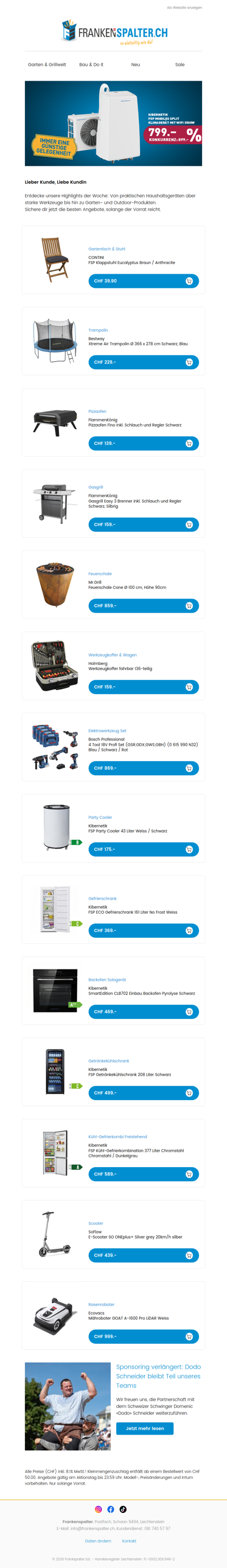 Top Deals KW 19 – Technik, Garten & Haushalt zu starken Preisen